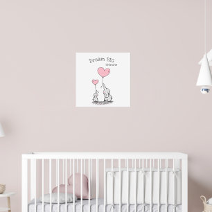 Slaap Grote Kinderkamer Muur Kunst Poster