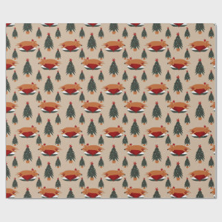 Slaap Honden Cozy Kerstpatroon Cadeaupapier