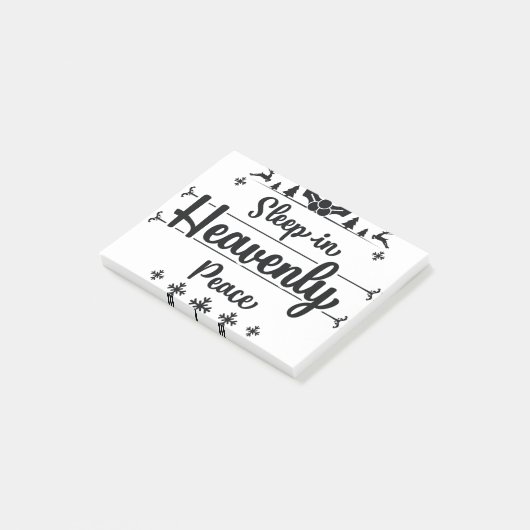 Slaap in de hemel post-it® notes (Schuin)