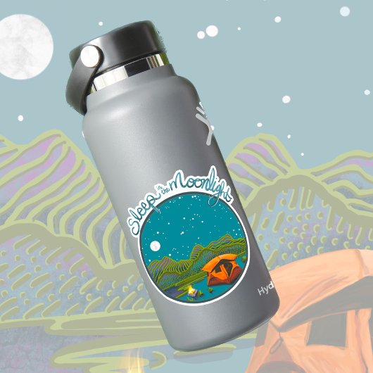 Slaap in de Moonlight Sticker