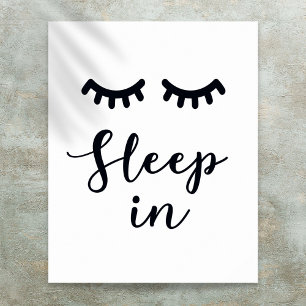 Slaap in Wimpers slaapkamer Poster