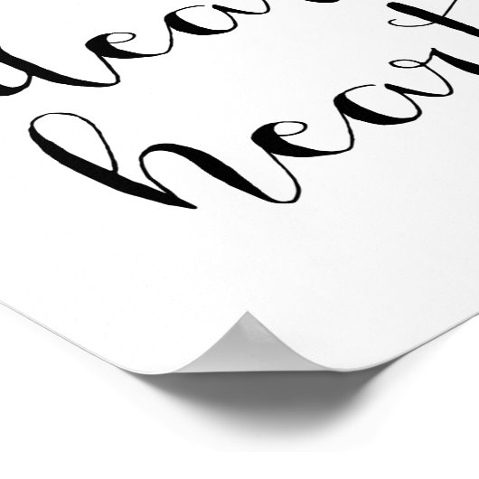 Slaap je hart poster (Hoek)