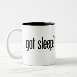 Slaap je? KoffieMok Tweekleurige Koffiemok