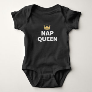 Slaap Koningin Grappige Koninklijke Kroon Baby Rom Romper