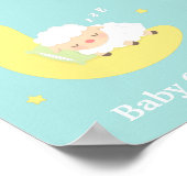 Slaap Lekker Baby Lammetje Kinderen Slaapkamer Dec Poster (Hoek)