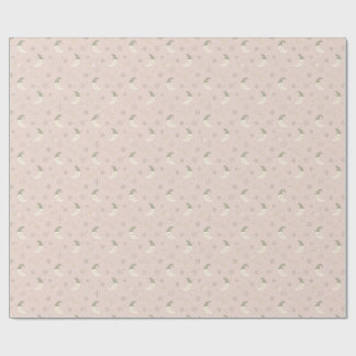 Slaap Maan Blush Kerst Inpakpapier