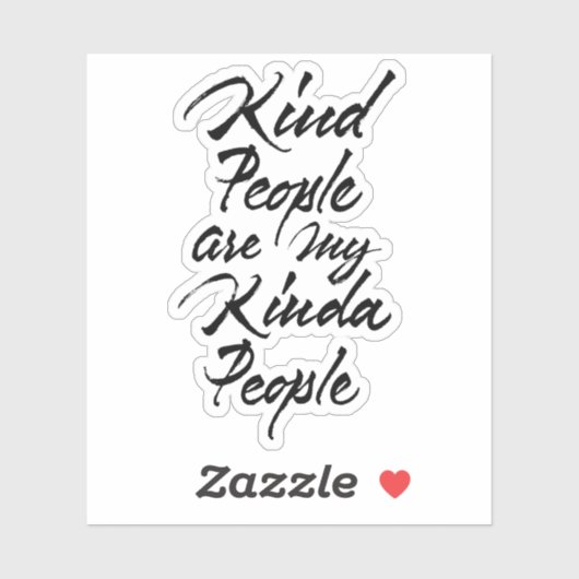 Slaap mensen zijn mijn soort mensen sticker (Vel)