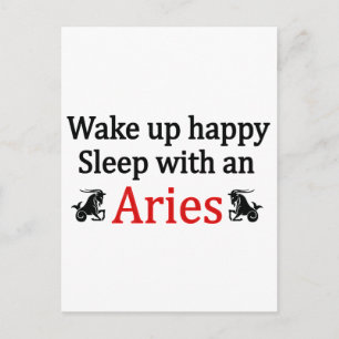 Slaap met een Aries Briefkaart