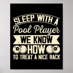Slaap met een poolspeler we weten hoe we een Ni mo Poster