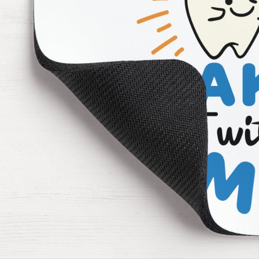 Slaap met een tandheelkundige Wake Up met een glim Muismat (Hoek)