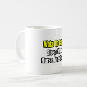 Slaap met een verpleegkundige anesthesist koffiemok (Voorkant links)