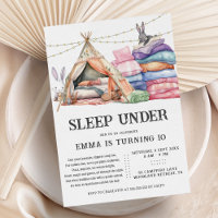 Slaap onder Leuk Boho Sleepover Verjaardagsfeest
