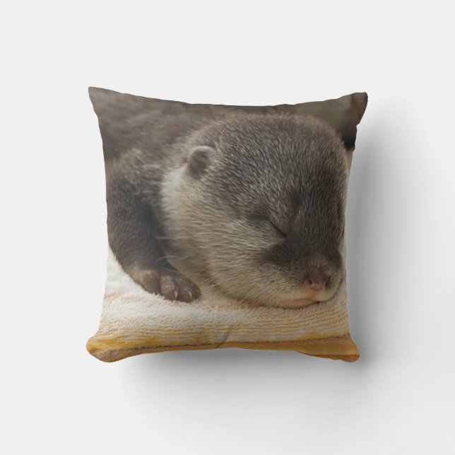 Slaap Otter Kussen (Voorkant)