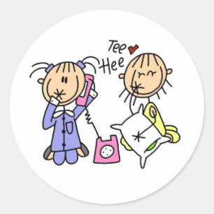 Slaap over Meisjes op de Sticker van de Telefoon