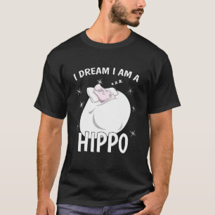 Slaap Pj Pyjama Top Ik droom dat ik een nijlpaard