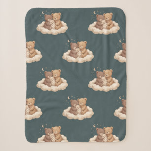 Slaap Teddyberen Wolken Babydeken Sherpa Deken