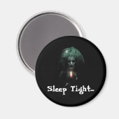 Slaap Tight. Scary Old Lady Magneet (Voorkant / Achterkant)