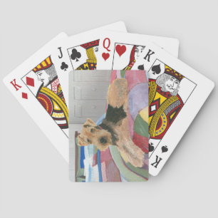 Slaap tijd pokerkaarten