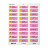 Slaapafhankelijke ouder etiket (Full Sheet)