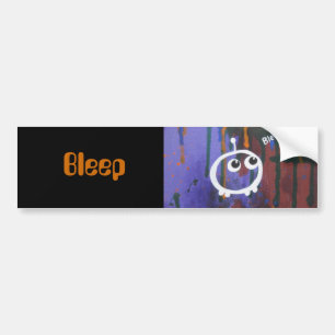 , slaapbumpersticker bumpersticker