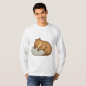 slaapcapibara t-shirt (Voorkant volledig)