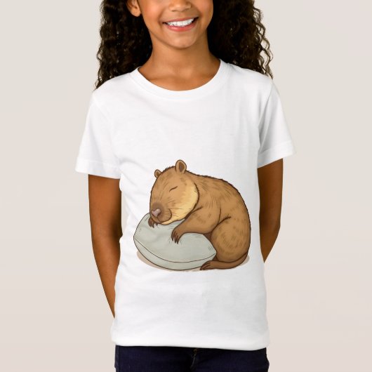 slaapcapibara t-shirt (Voorkant)