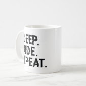 Slaapcode Herhalen Koffiemok (Voorkant links)