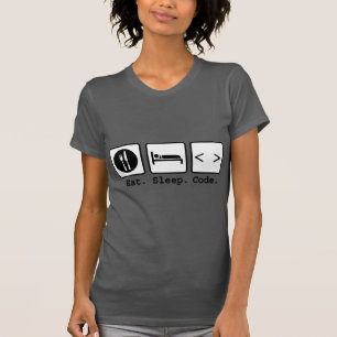 Slaapcode Nerd Draag T-shirt