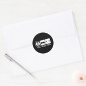 slaapcode ronde sticker (Envelop)