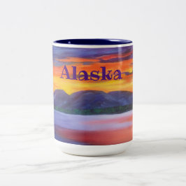 Slaapdame _ALASKA Tweekleurige Koffiemok
