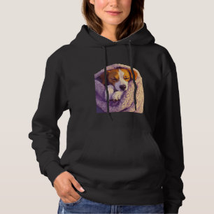 Slaapdeken met Hond Figuur Knus Dieren Kunst Hoodie