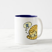 Slaapdeksel Tweekleurige Koffiemok (Voorkant rechts)