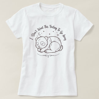 Slaapdronken Panda T-Shirt | Deze Gevoelige Cute