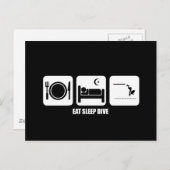 slaapduiker eten briefkaart (Voorkant / Achterkant)