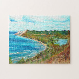 Slaapend Beer Dunes Lakeshore Michigan Beach Legpuzzel