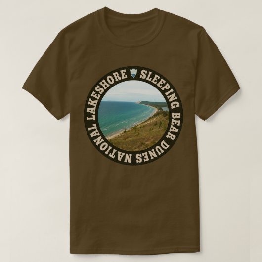 Slaapend Beer Dunes National Lakeshore T-shirt (Design voorkant)