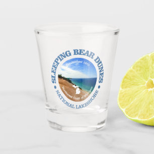 Slaapend Beer Dunes NL Shot Glas