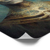 Slaapend Dood Donkere Fantasy Sci-Fi Art Poster (Hoek)