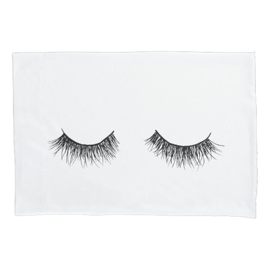 Slaapend Eyelash Kussensloop (Voorkant)