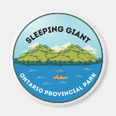 Slaapend Giant Ontario Provinciale Park Magnet Magneet (Voorkant)