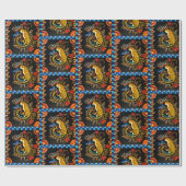 Slaapend Jaguar Wrapping Paper Cadeaupapier (Vlak)