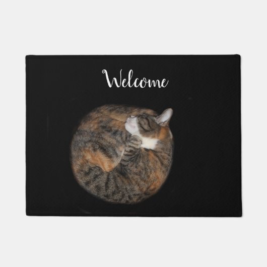Slaapend kat deurmat (Voorkant)