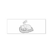 Slaapend Kat Thunder_Cove Rubberstempel (Gestempeld)