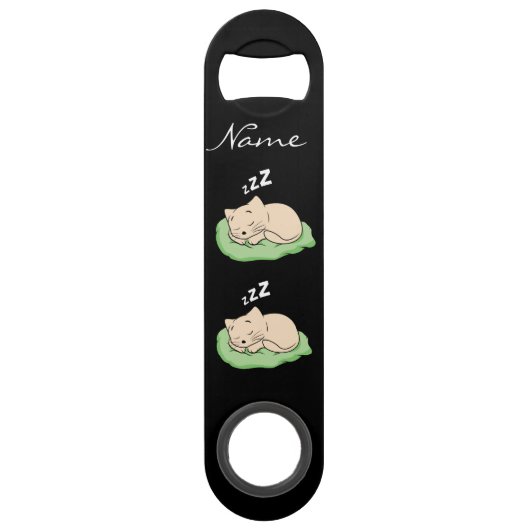 Slaapend Kat Thunder_Cove Speed Flessenopener (Voorkant)