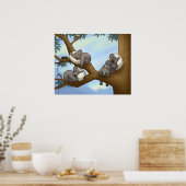 Slaapend Koala Poster (Keuken)