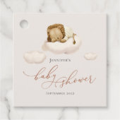 Slaapend Lon Genderneutraal Bedankjes Labels (Voorkant)