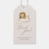 Slaapend Lon Genderneutraal Cadeaulabel (Achterkant)