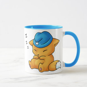 Slaapend Pet Fox Mok