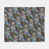 Slaapende Australian Quokka Fleece Deken (Voorkant (Horizontaal))