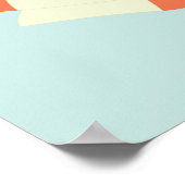 Slaapende Baby vos Poster (Hoek)